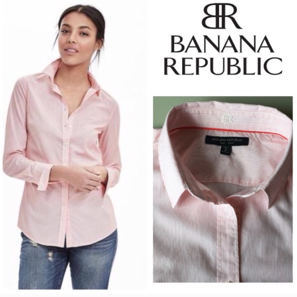 Banana Republic Riley Super Stretch Button Down